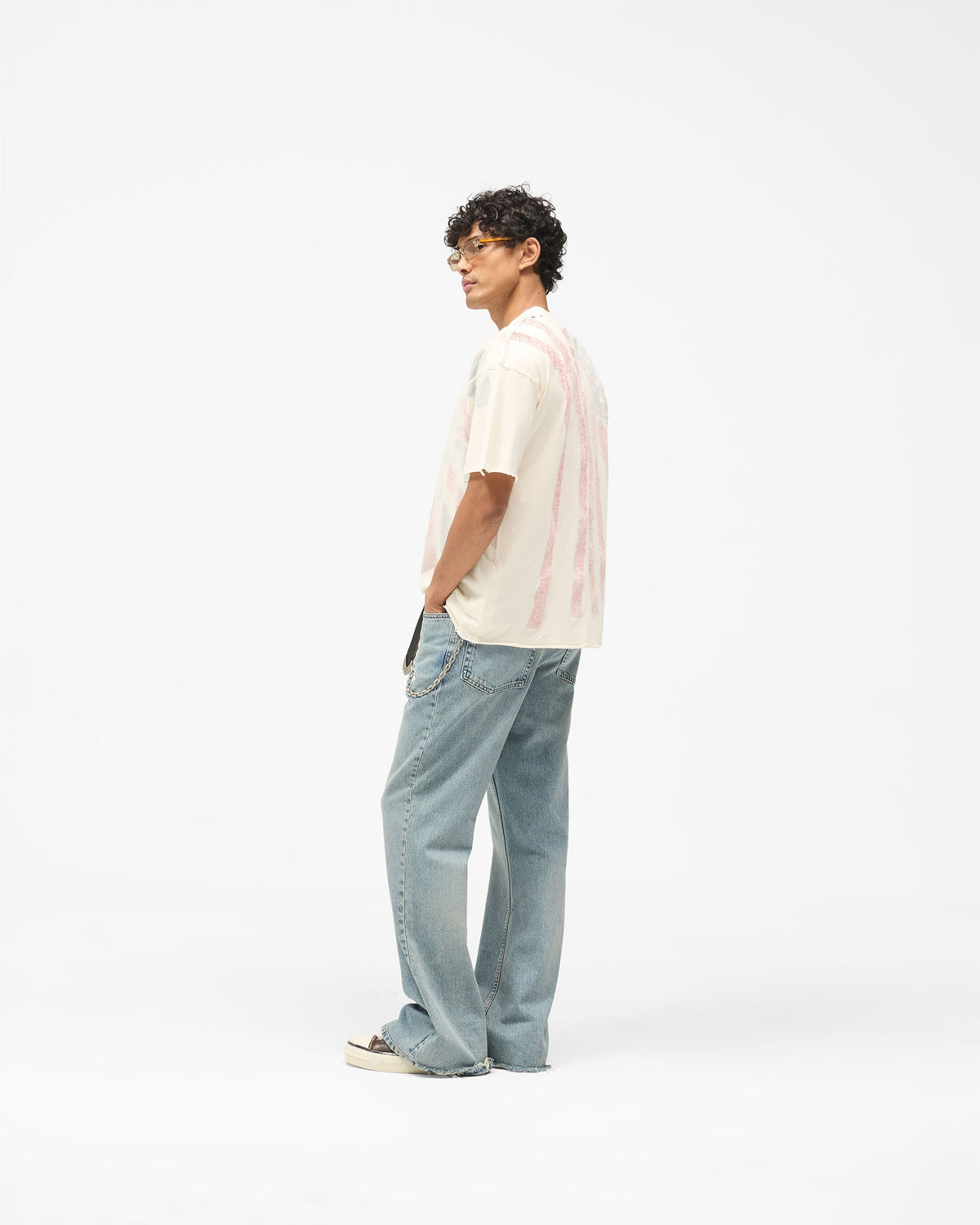 REPRESENT R6 Flare Denim - Astro Blue