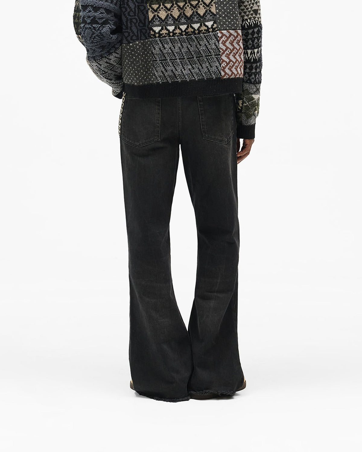 REPRESENT R6 Flare Denim - Black