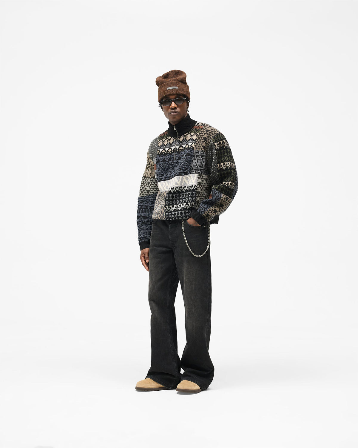REPRESENT R6 Flare Denim - Black