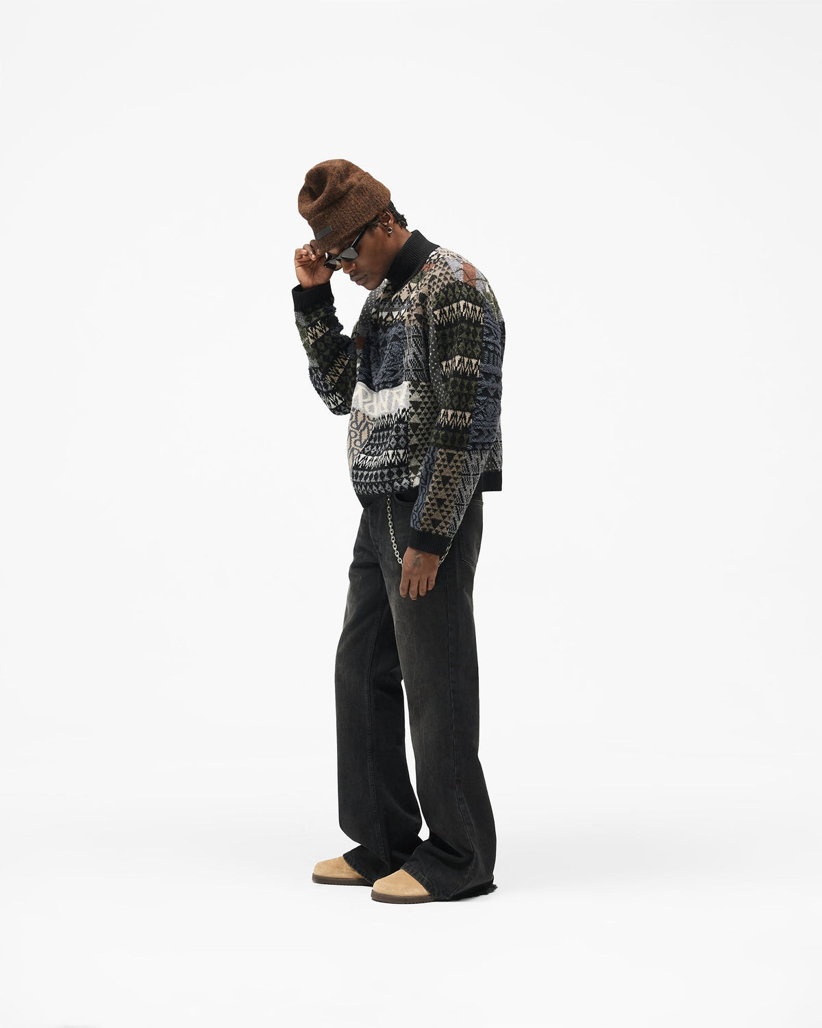 REPRESENT R6 Flare Denim - Black