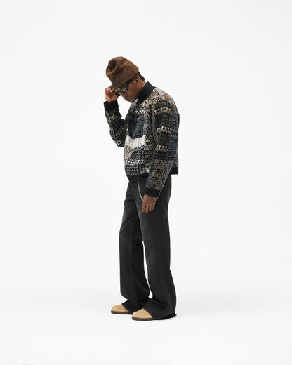 REPRESENT R6 Flare Denim - Black
