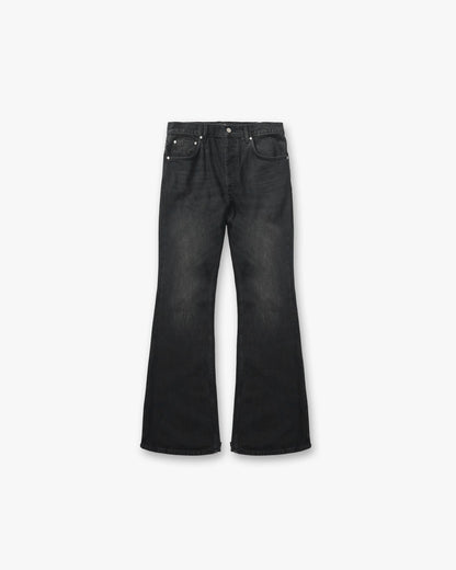 REPRESENT R6 Flare Denim - Black