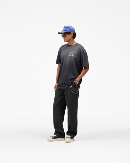 REPRESENT Los Angeles Dodgers x Represent T-Shirt - Stained Black