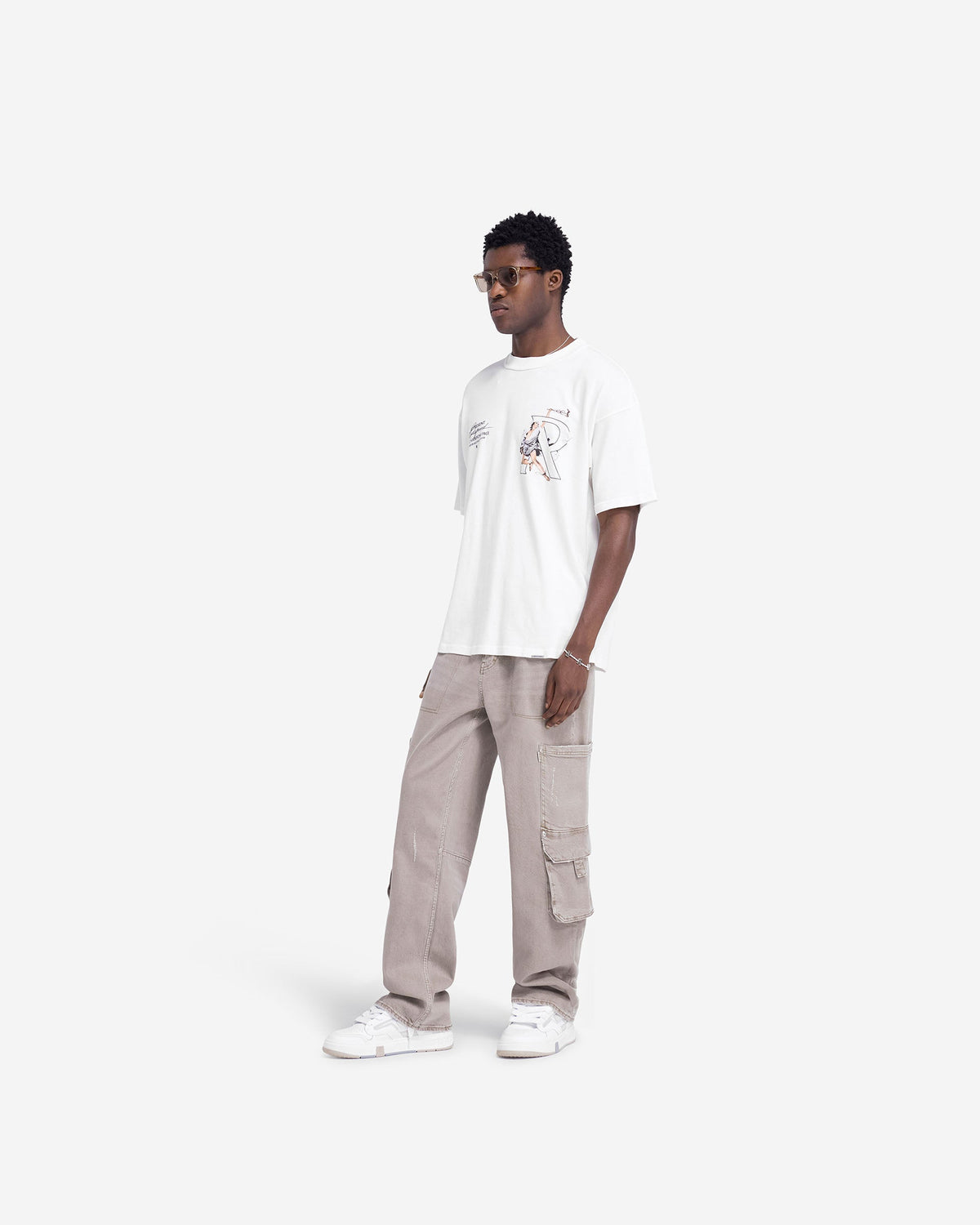 REPRESENT Hermes T-Shirt - Flat White