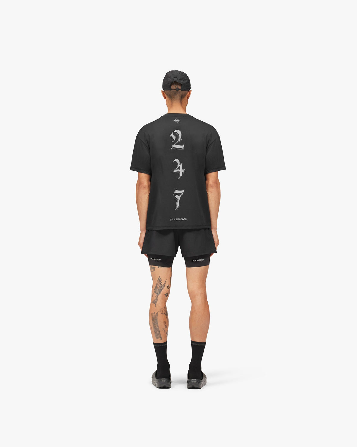 REPRESENT 247 Noble T-Shirt - Jet Black