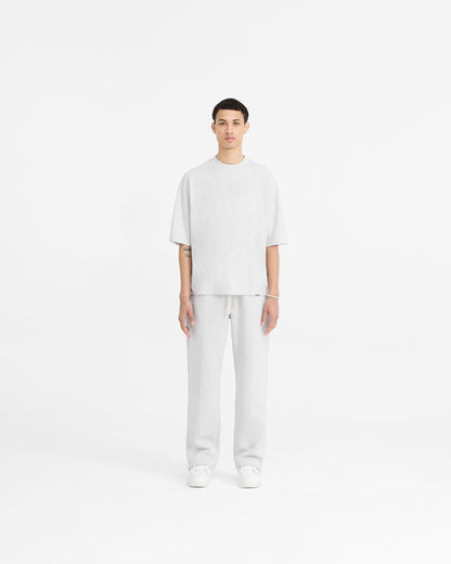 REPRESENT Initial Straight Leg Sweatpants - Ice Grey Marl