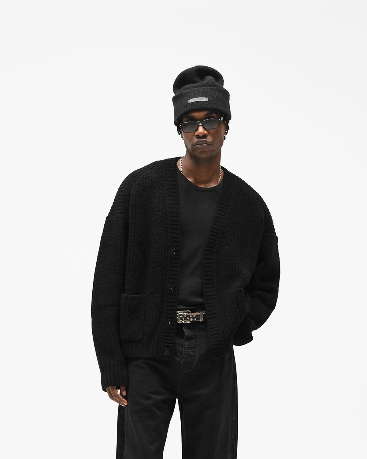 REPRESENT Ramone Cardigan - Black
