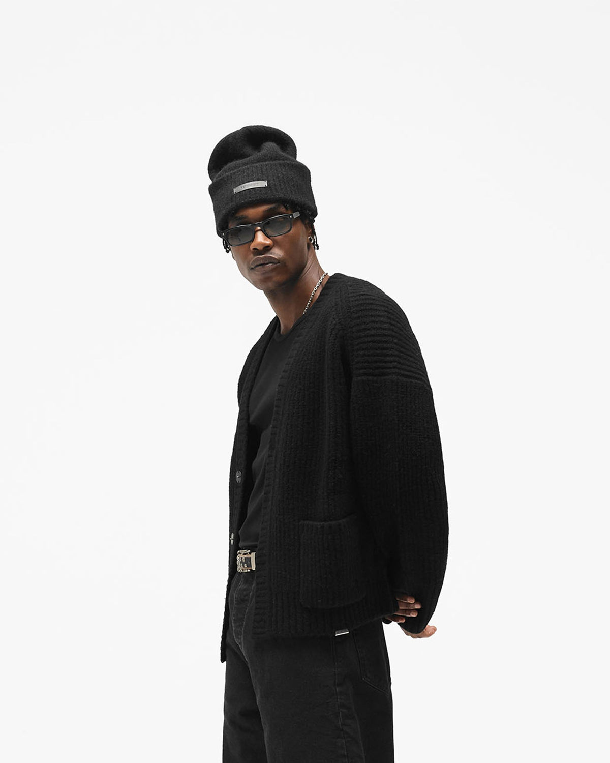 REPRESENT Ramone Cardigan - Black