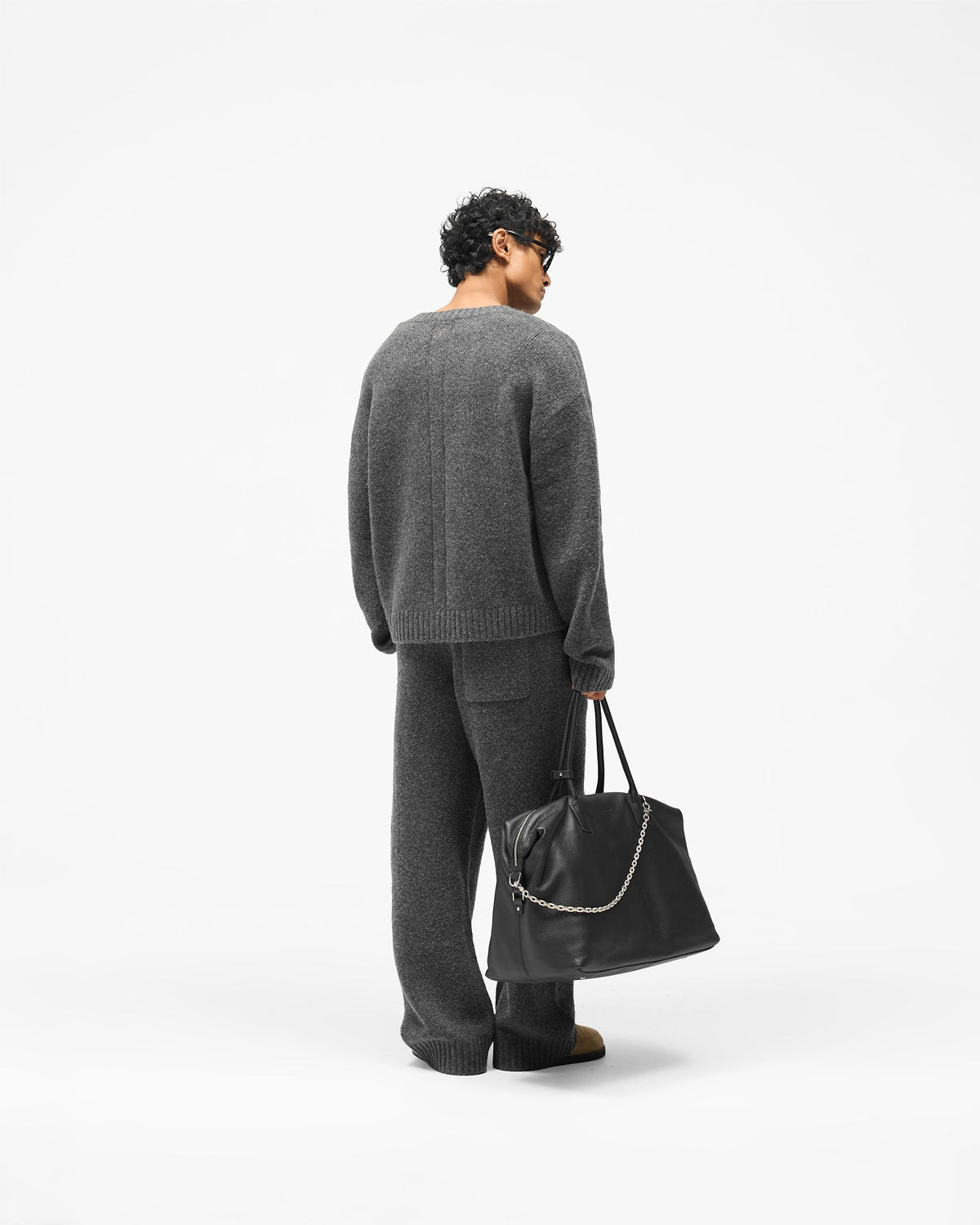 REPRESENT Ramone Knit Sweater - Dark Grey