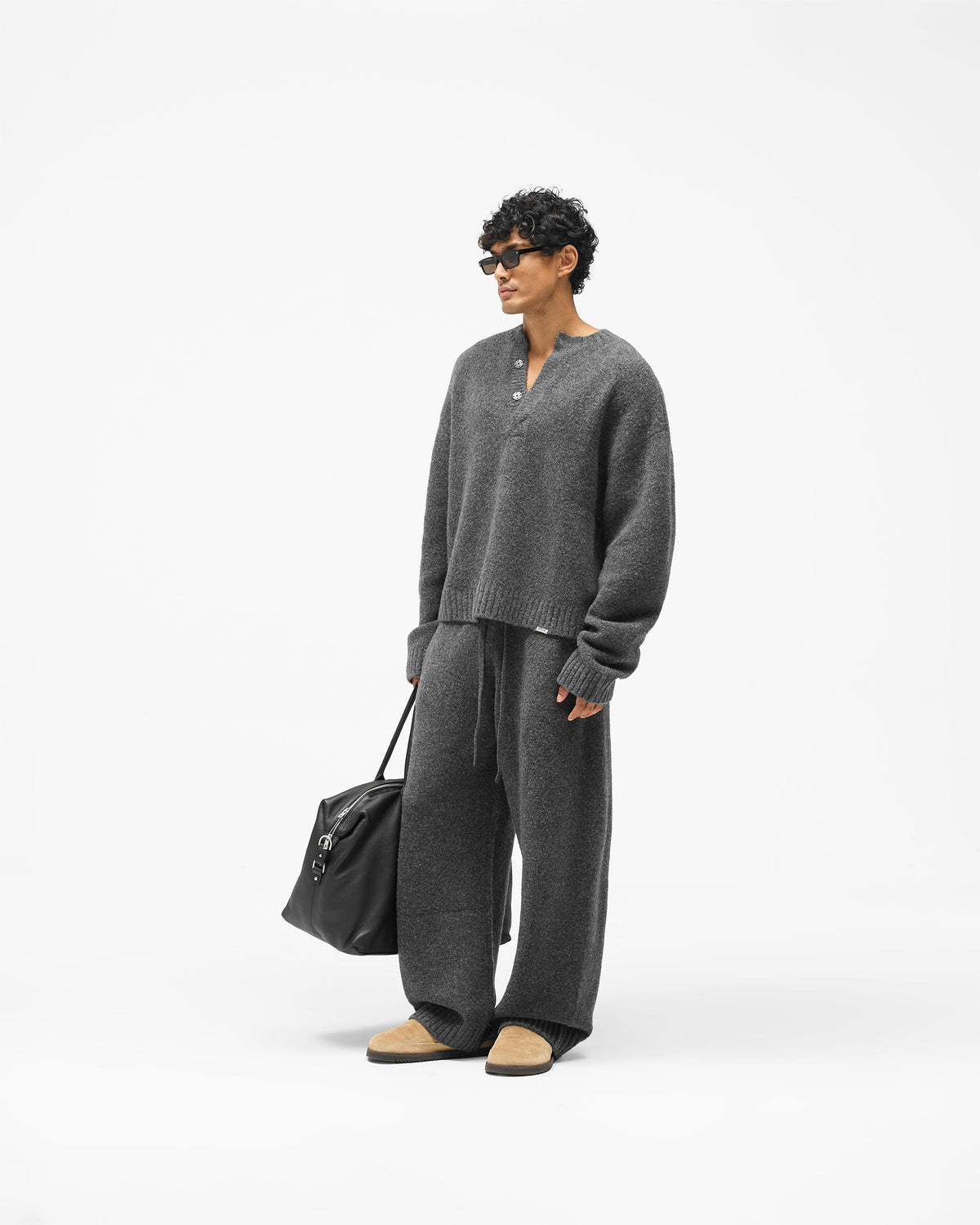REPRESENT Ramone Knit Sweater - Dark Grey
