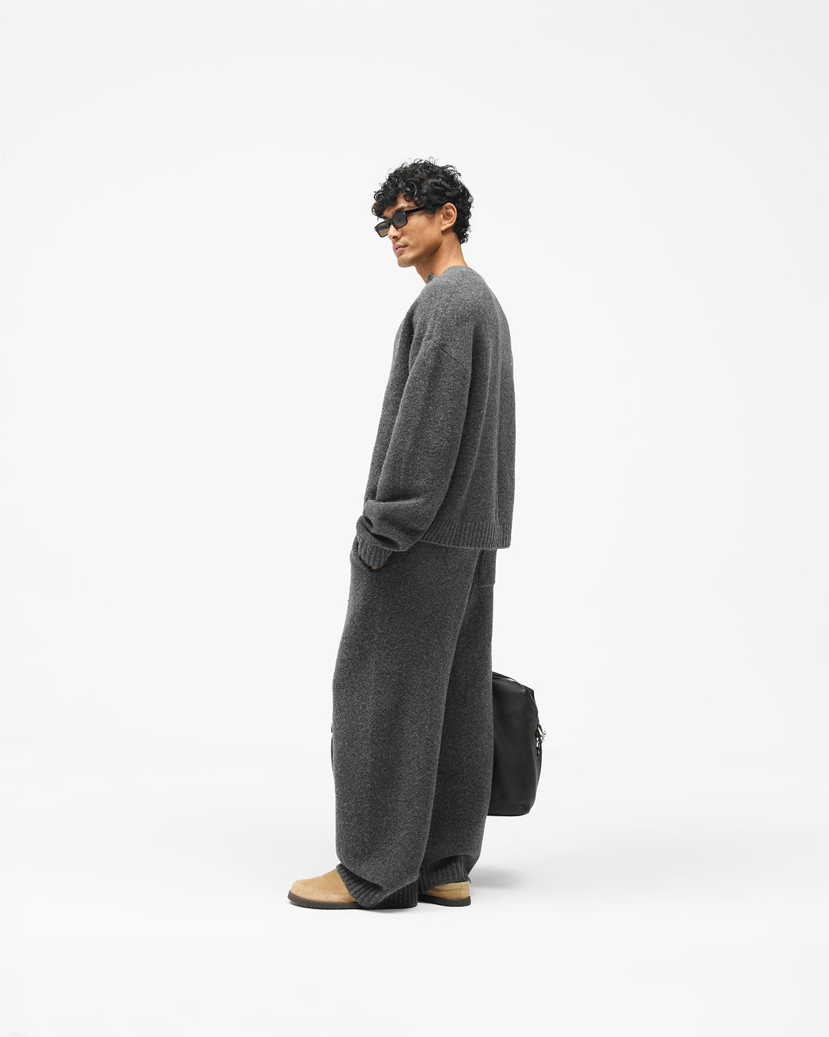 REPRESENT Ramone Knit Sweater - Dark Grey
