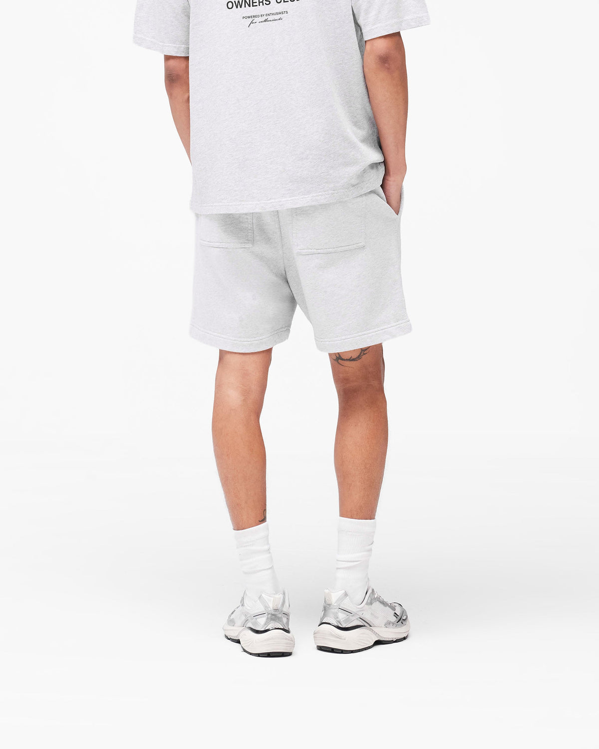 REPRESENT Represent Owners Club Shorts - Ash Grey Marl
