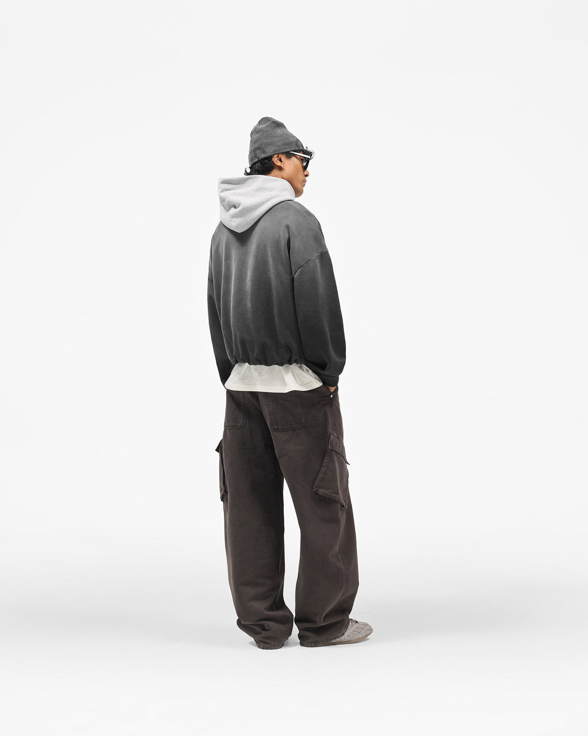 REPRESENT Represent Owners Club Contrast Hoodie - Weathered Black