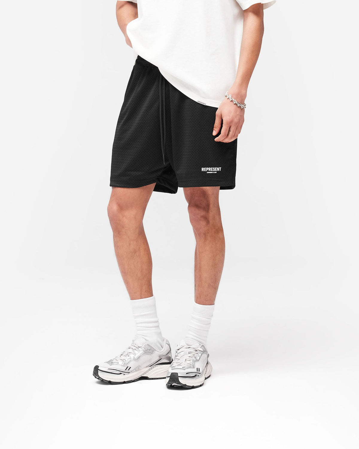 REPRESENT Represent Owners Club Mesh Shorts - Black