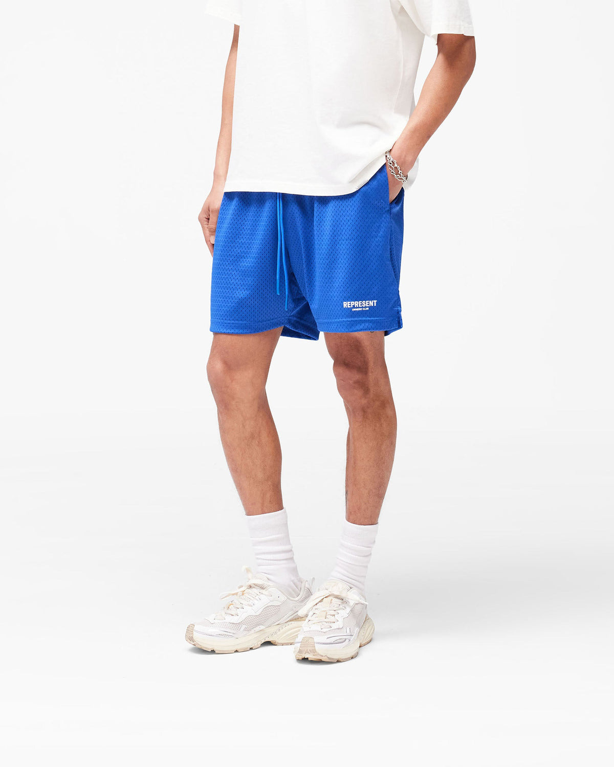 REPRESENT Represent Owners Club Mesh Shorts - Cobalt