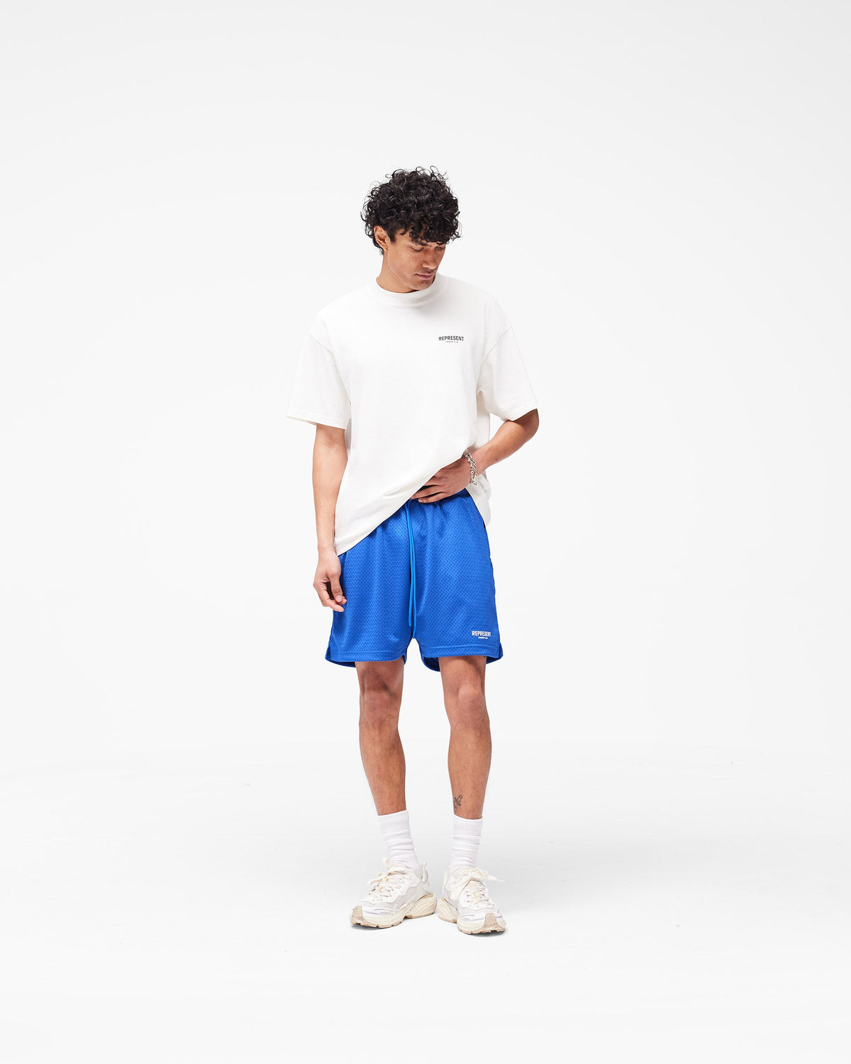 REPRESENT Represent Owners Club Mesh Shorts - Cobalt