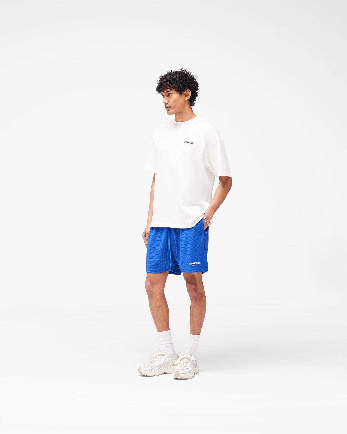 REPRESENT Represent Owners Club Mesh Shorts - Cobalt