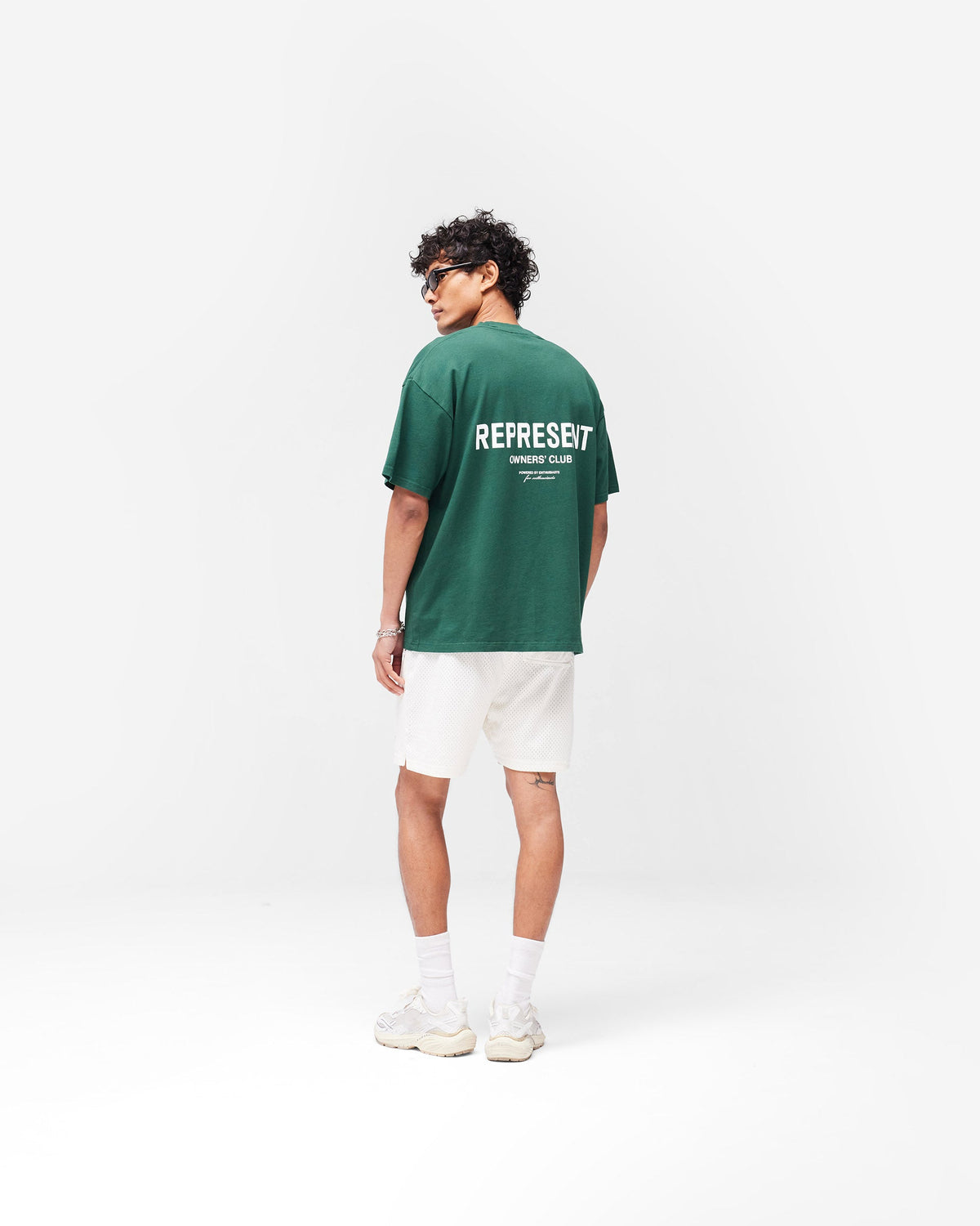 REPRESENT Represent Owners Club Mesh Shorts - Flat White