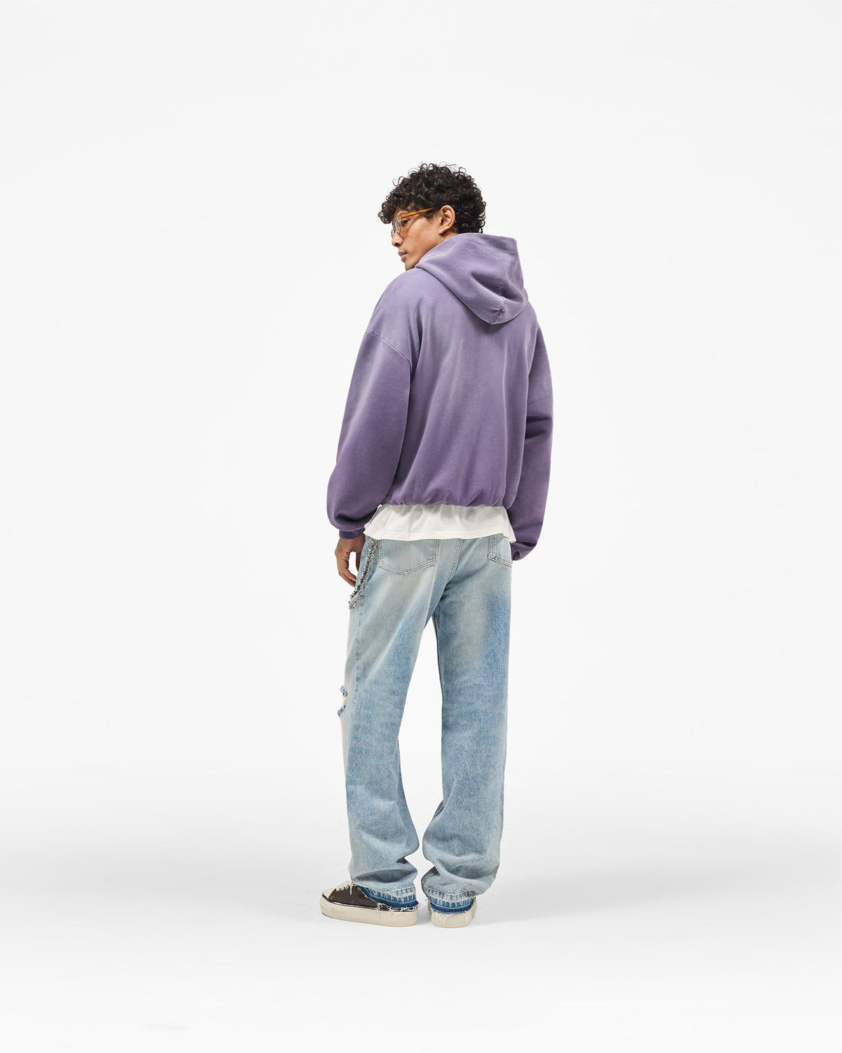 REPRESENT Represent Owners Club Zip Through Hoodie - Deep Purple