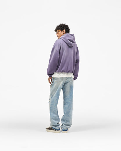REPRESENT Represent Owners Club Zip Through Hoodie - Deep Purple
