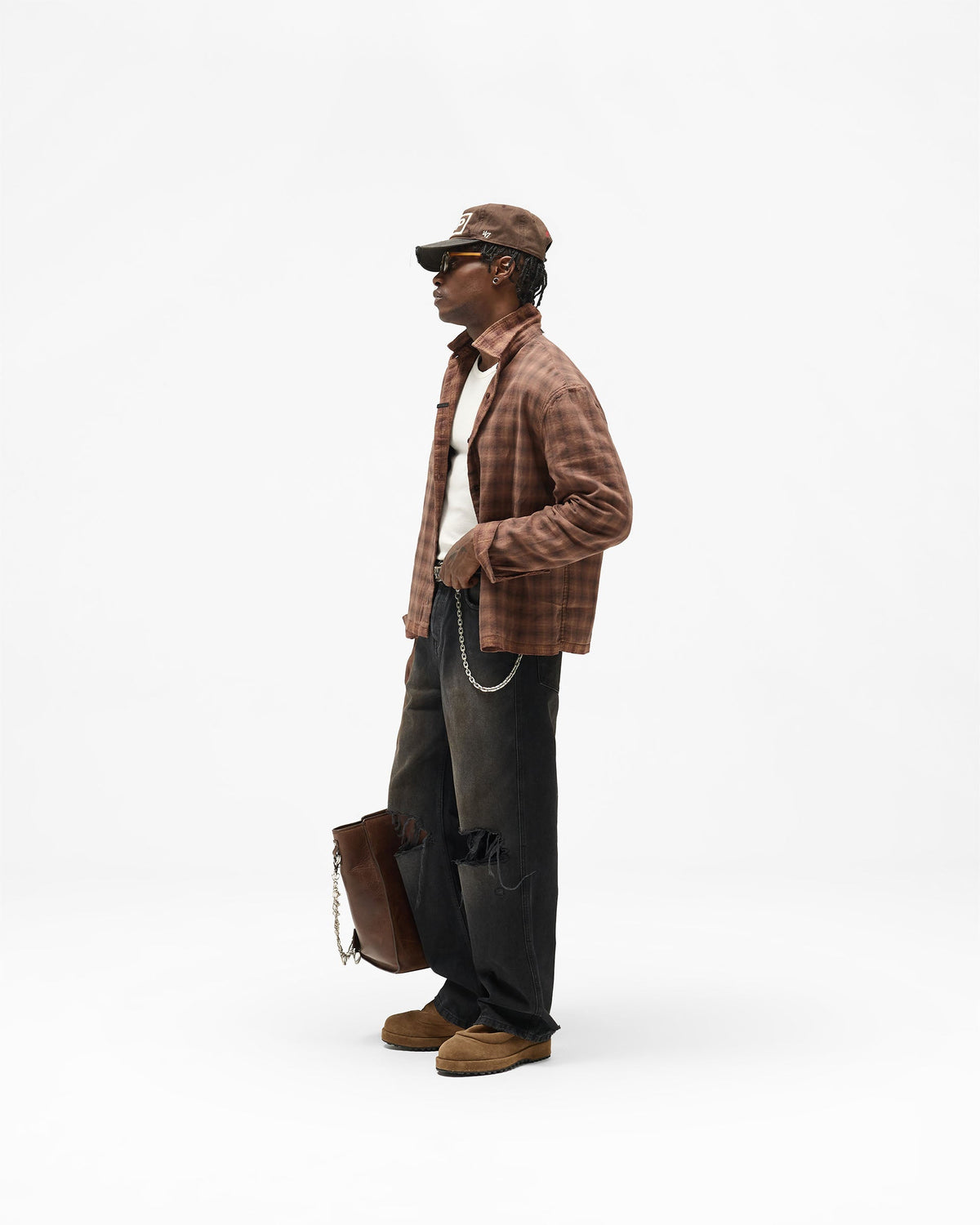 REPRESENT Resent Plaid Shirt - Brown