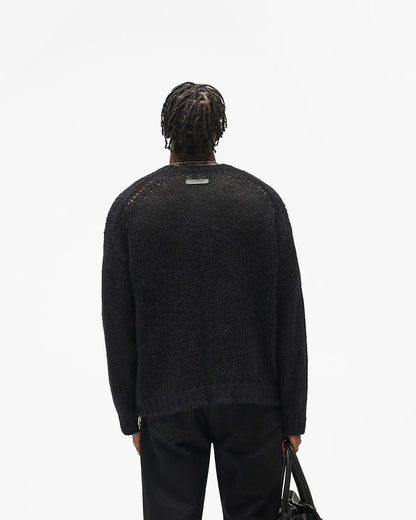 REPRESENT Reversible Fade Out Knit - Jet Black