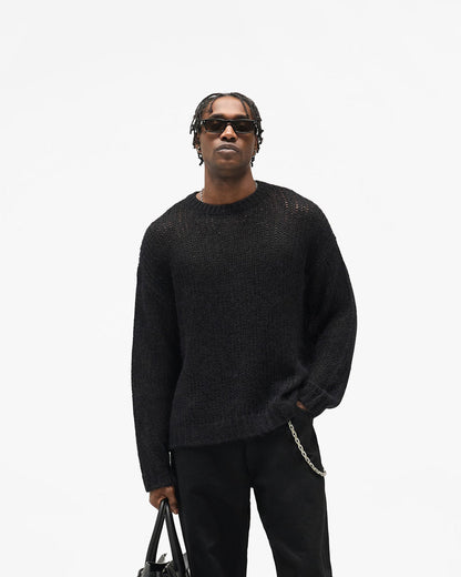 REPRESENT Reversible Fade Out Knit - Jet Black