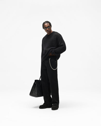 REPRESENT Reversible Fade Out Knit - Jet Black