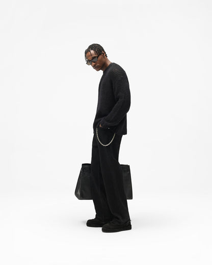 REPRESENT Reversible Fade Out Knit - Jet Black
