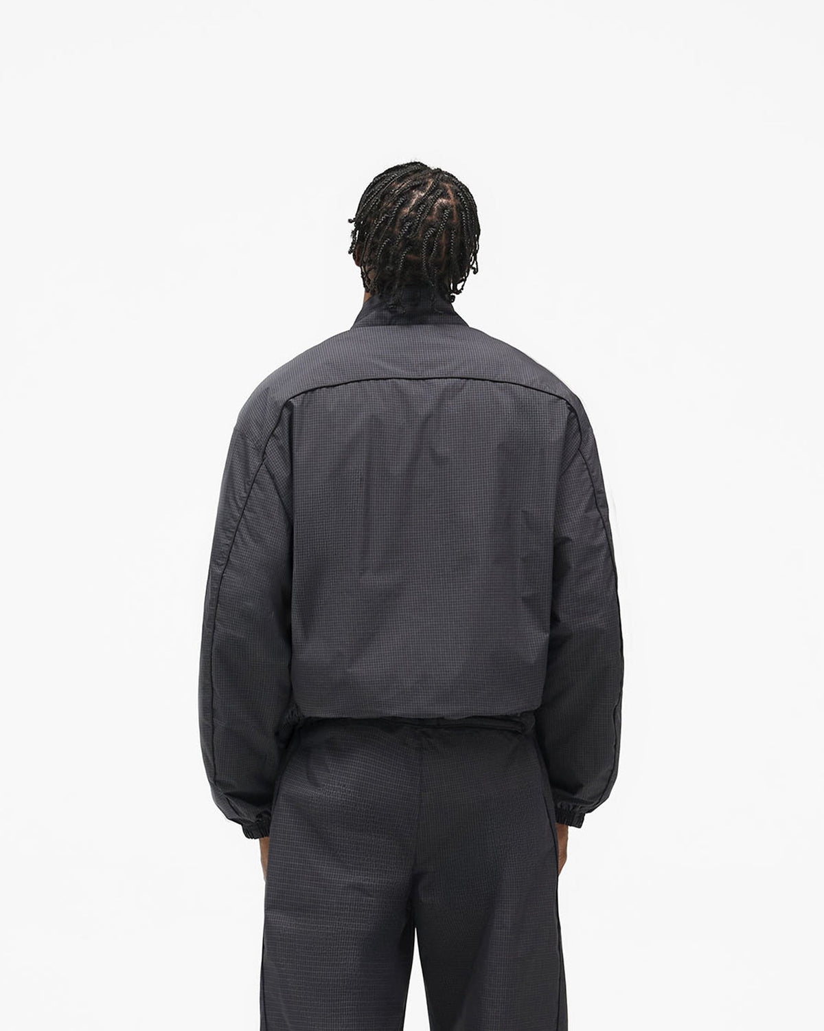 REPRESENT Riot Track Jacket - Navy Check