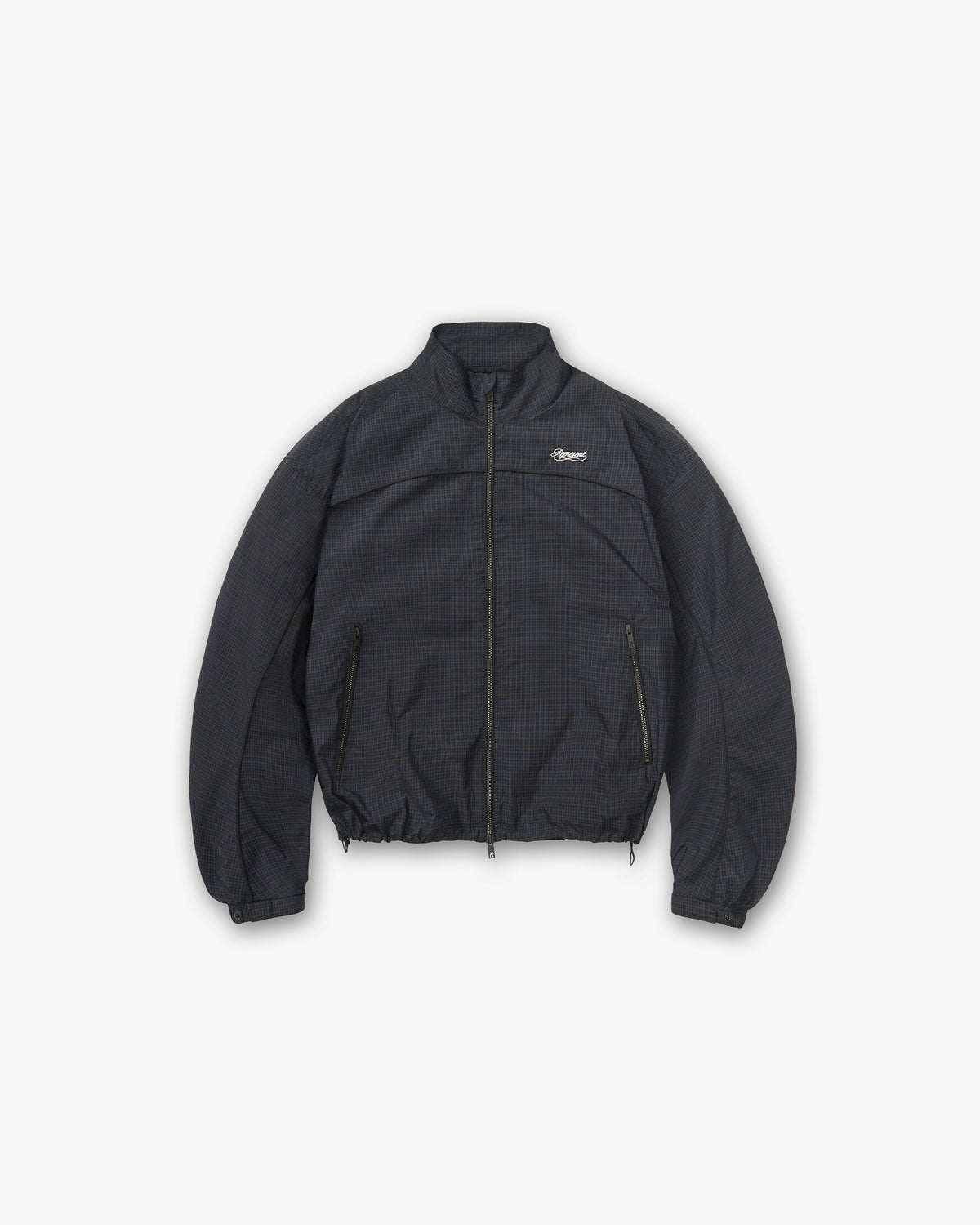REPRESENT Riot Track Jacket - Navy Check