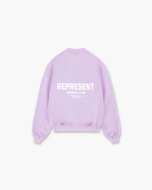 REPRESENT Represent Owners Club Sweater - Pastel Lilac