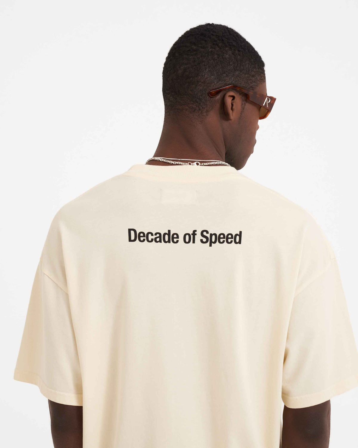 REPRESENT Decade Of Speed T-Shirt - Cream