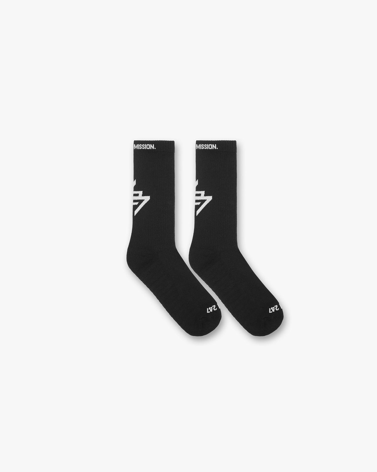 REPRESENT 247 Logo Sock - Jet Black