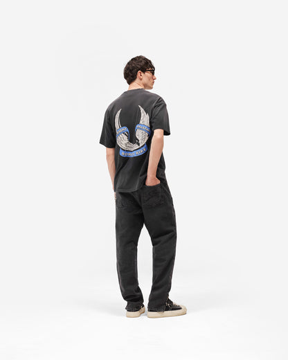 REPRESENT Represent X Belstaff Born To Bike T-Shirt - Aged Black