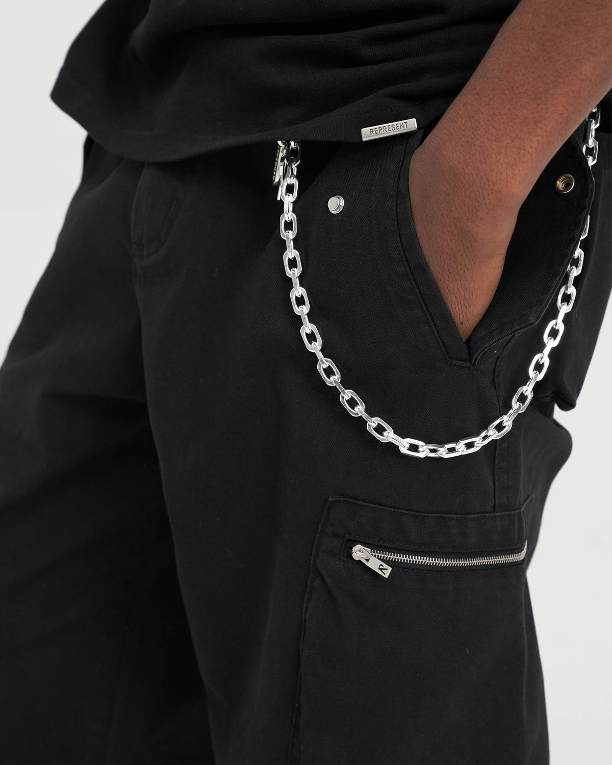 REPRESENT Workshop Pant - Black
