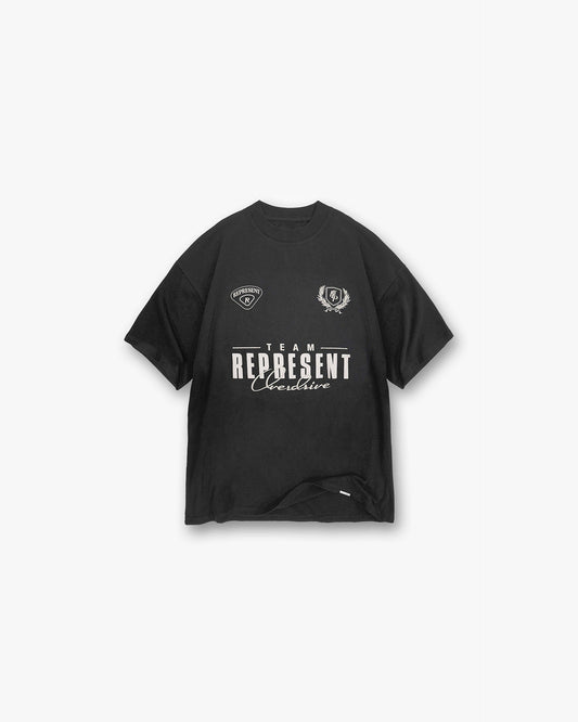 REPRESENT World Championship T-Shirt - Stained Black