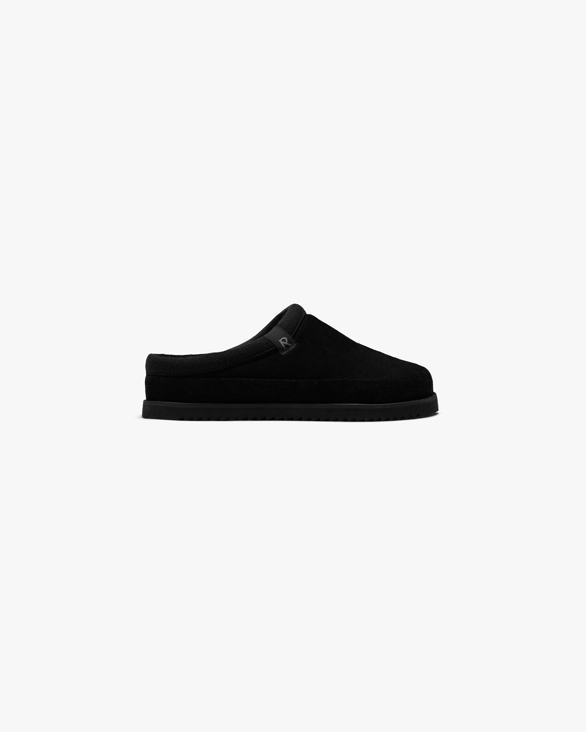 REPRESENT Summer Mule Suede - Jet Black