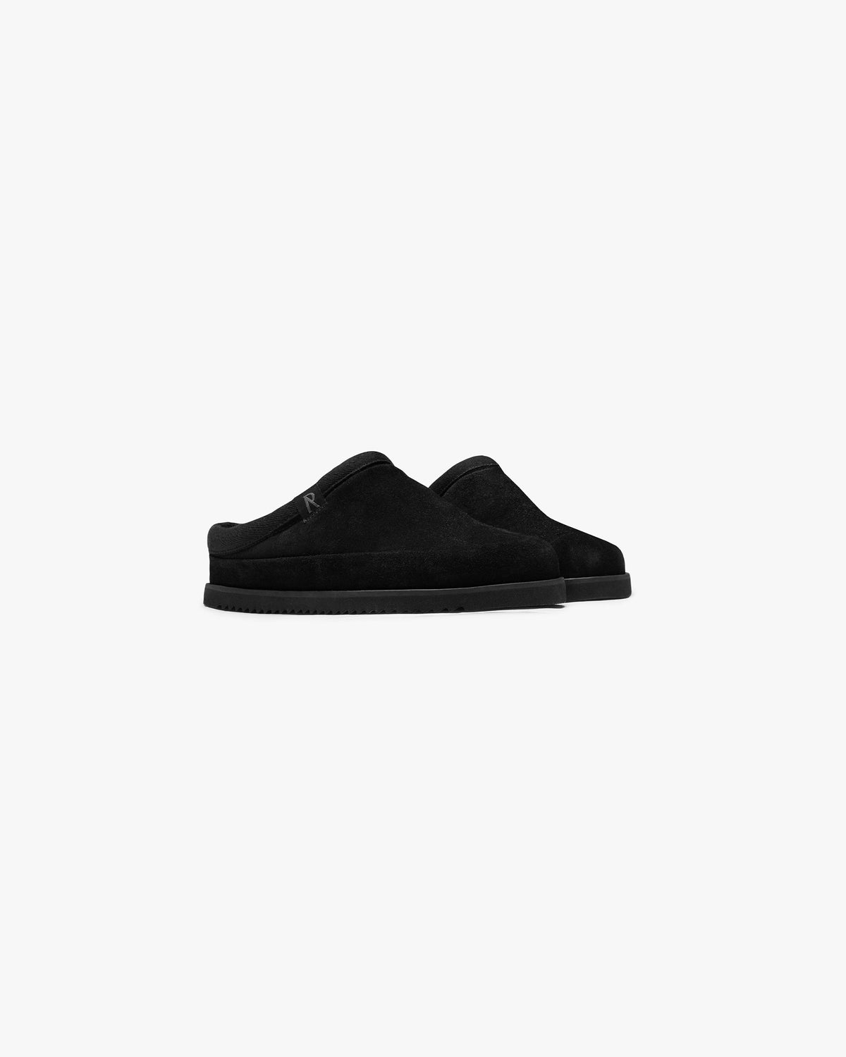 REPRESENT Summer Mule Suede - Jet Black