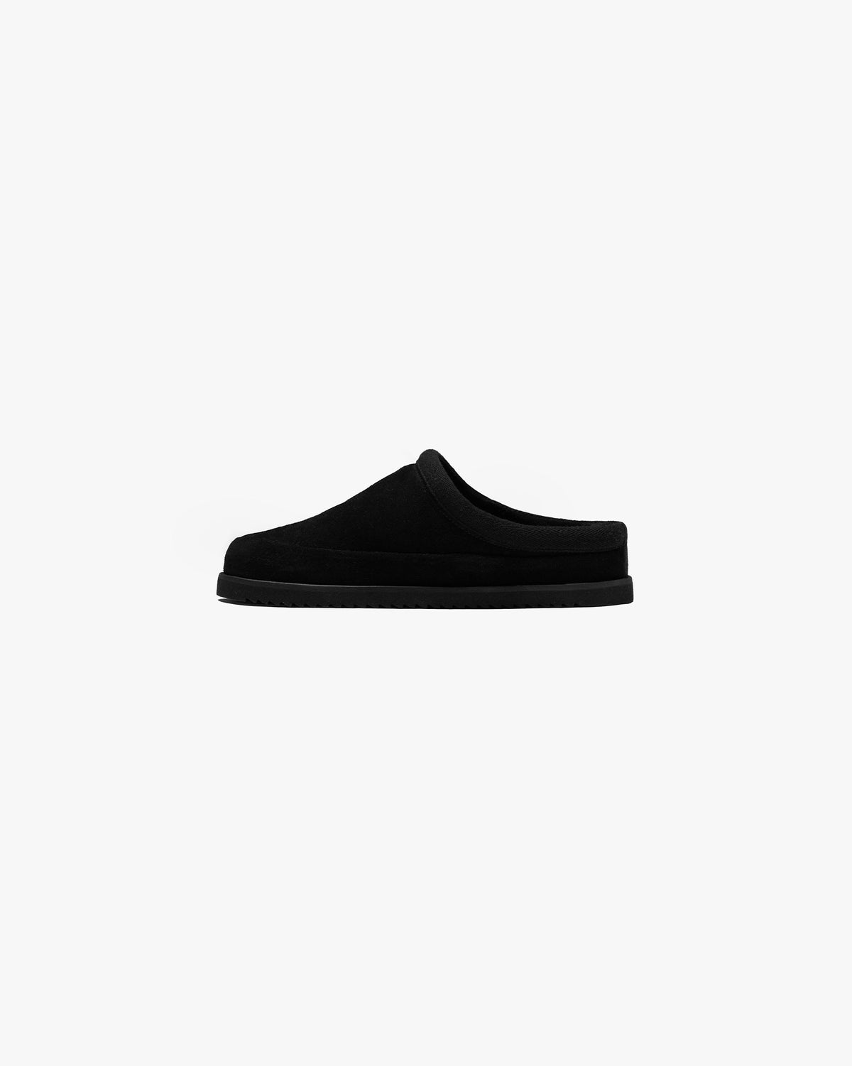 REPRESENT Summer Mule Suede - Jet Black