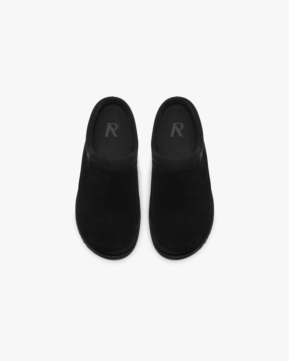 REPRESENT Summer Mule Suede - Jet Black