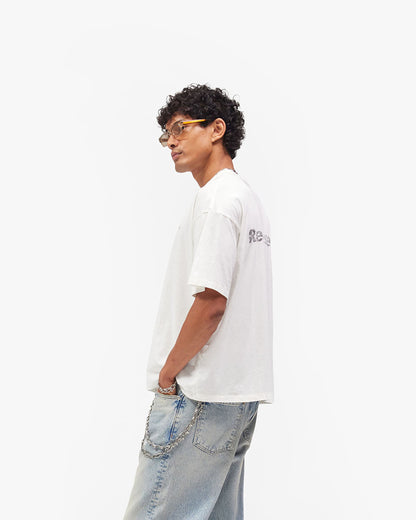 REPRESENT Lowercase Logo T-Shirt - Flat White