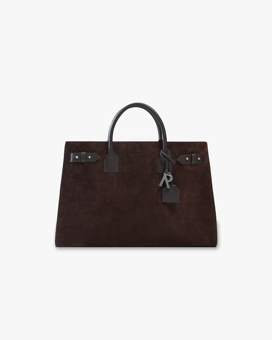 REPRESENT Suede Leather Tote Bag - Brown