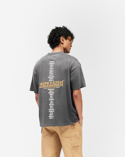 REPRESENT Golden Tour T-Shirt - Sun Fade Grey