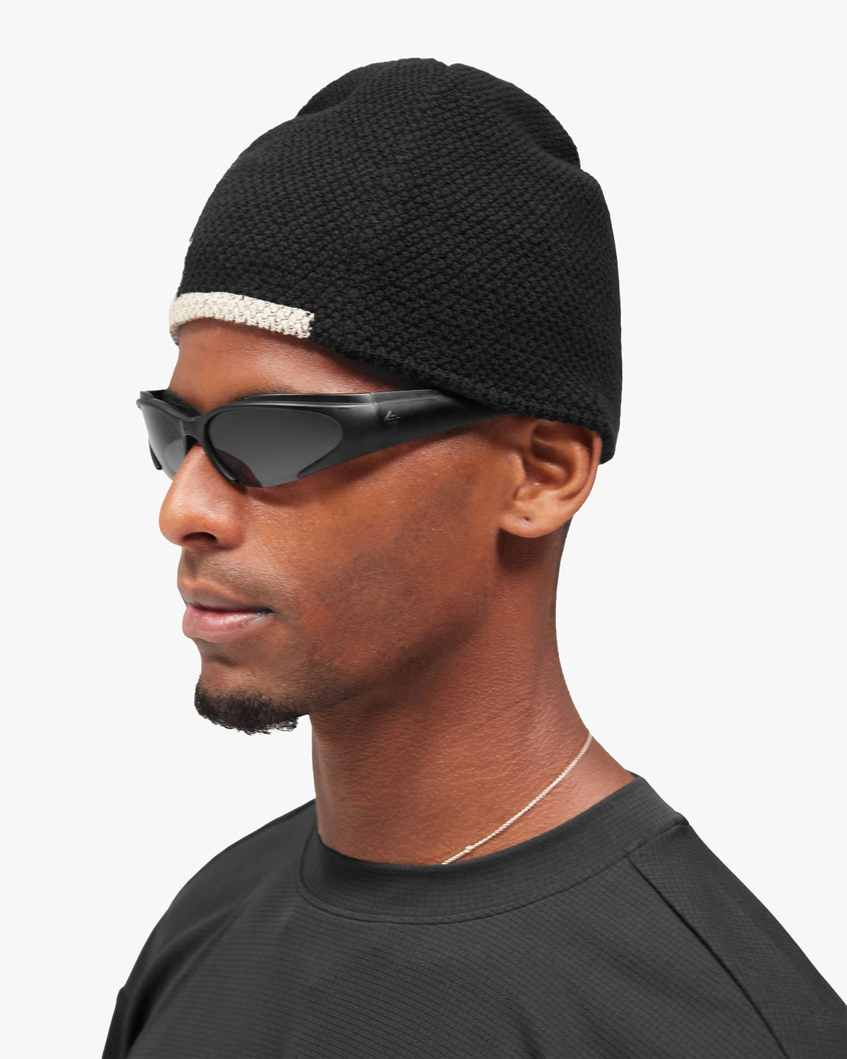 REPRESENT 247 Waffle Beanie - Jet Black