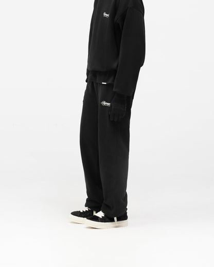 REPRESENT Dual Layer Script Sweatpants - Jet Black