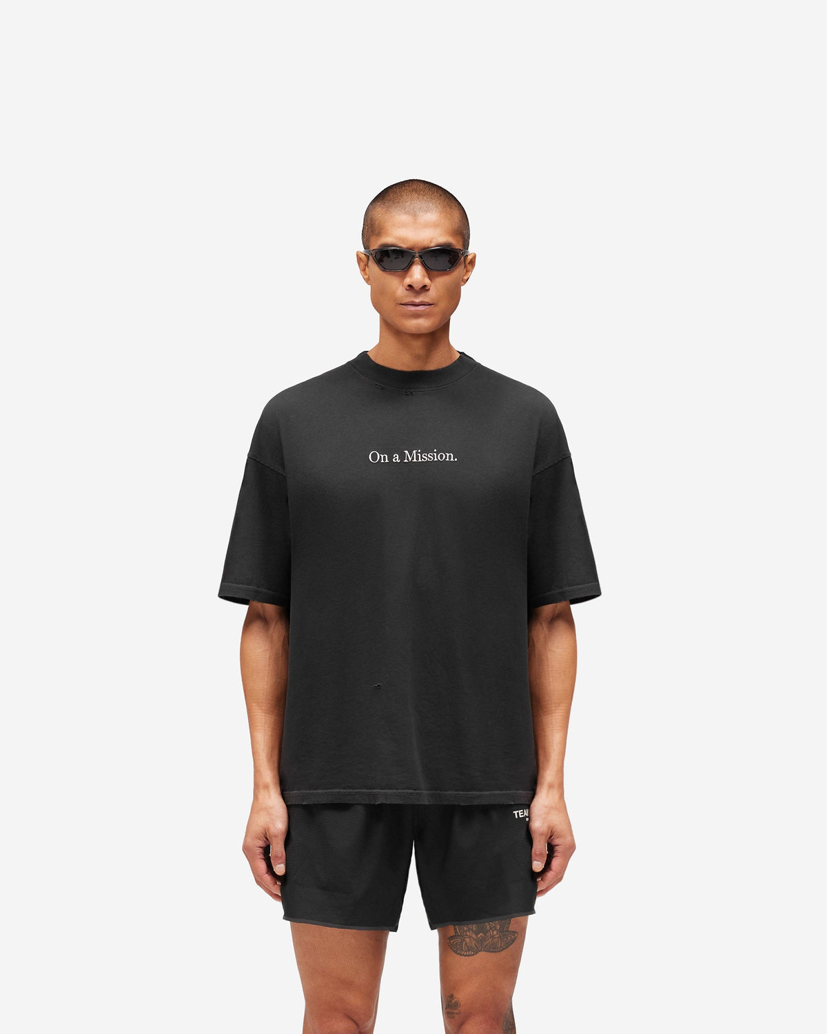 REPRESENT 247 On A Mission T-Shirt - Jet Black