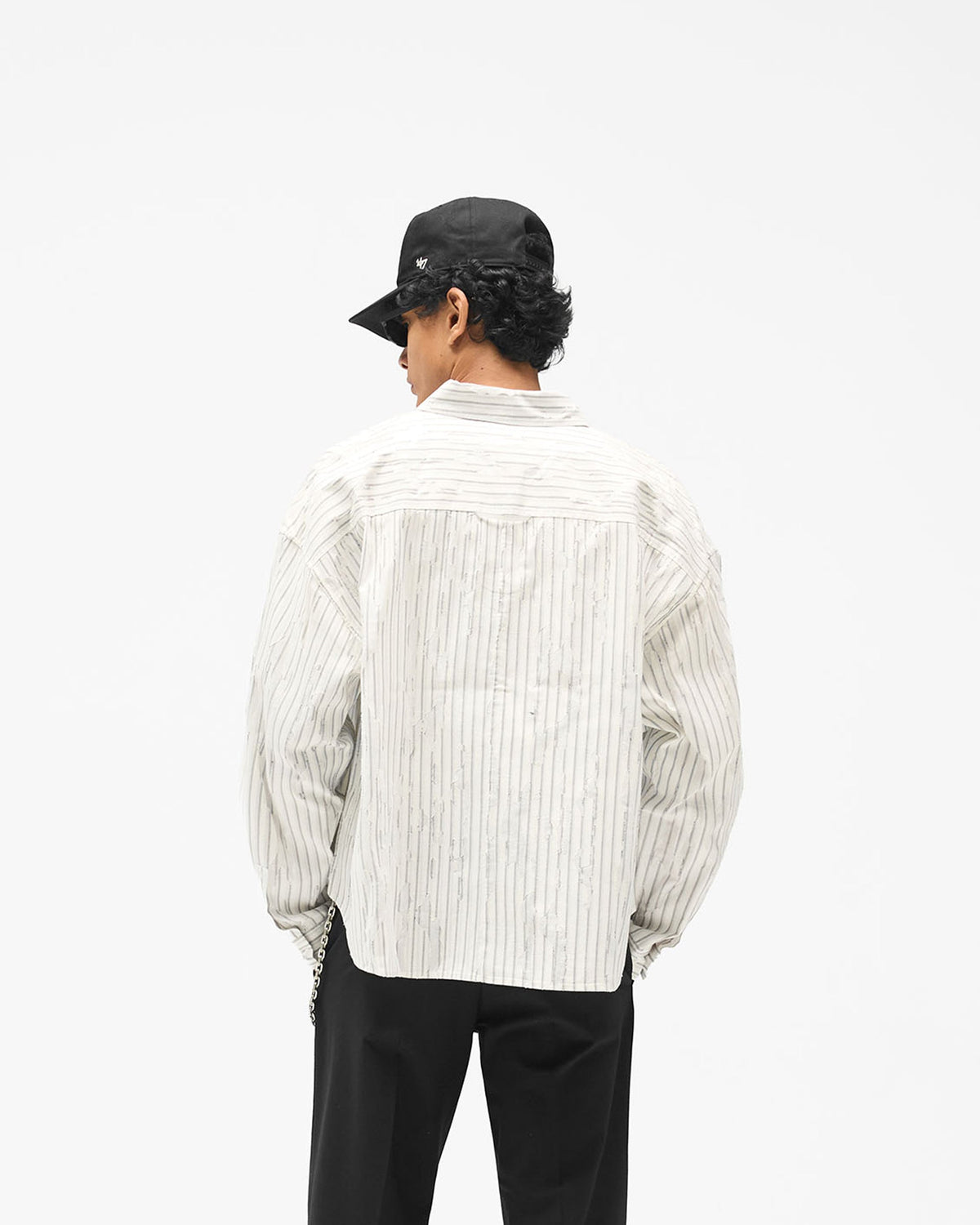 REPRESENT Torn Shirt - Flat White