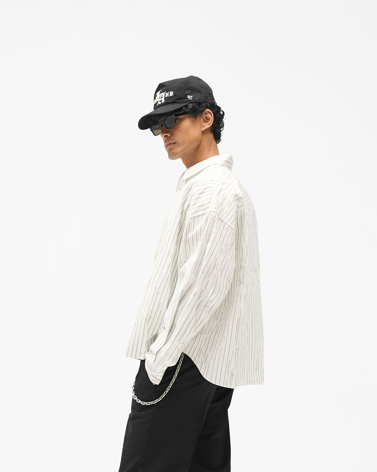 REPRESENT Torn Shirt - Flat White