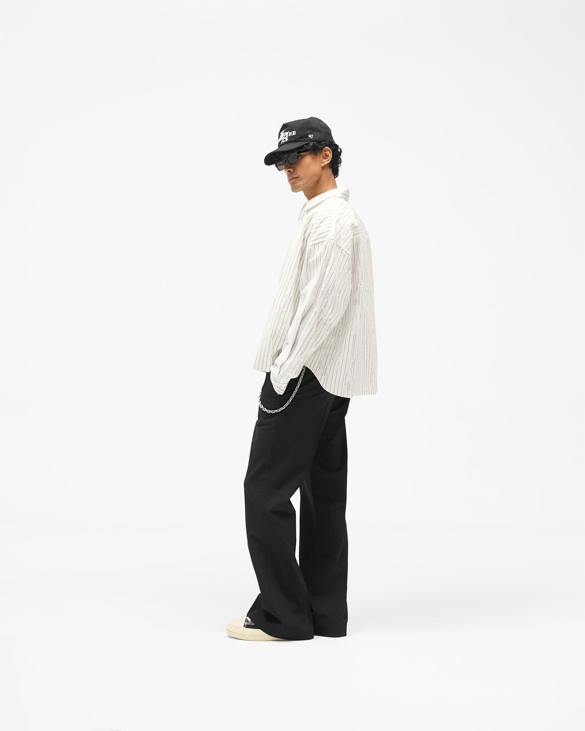 REPRESENT Torn Shirt - Flat White